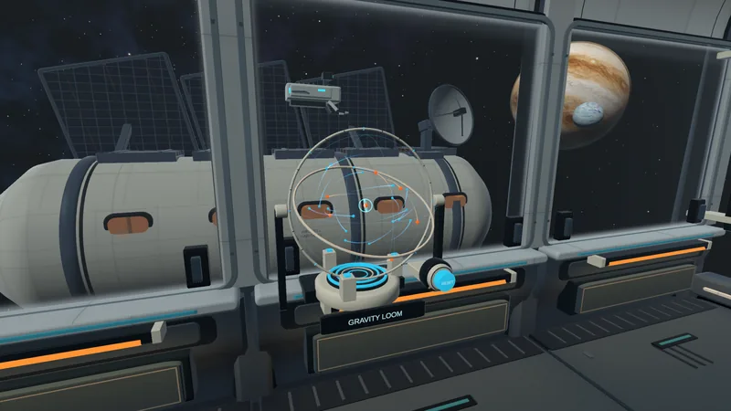 The gravity loom, where every mission begins.